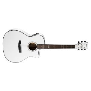 CORT GRAND REGAL GA5F WH White chitarra acustica elettrificata