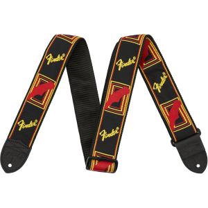 TRACOLLA FENDER® 2" MONOGRAMMED BLACK/YELLOW/RED