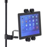SUPPORTO PER IPAD E TABLET UNIVERSALE CON AGGANCIO ASTA