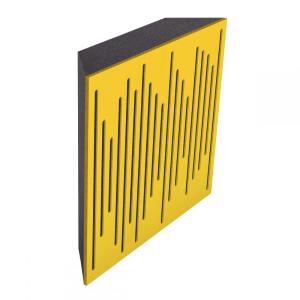 Bass Traps Fonoassorbente Decorativo Wave Wood in Legno Verniciato (50X50CM)