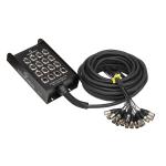STAGE BOX PROFESSIONALE IN METALLO CON 12 INGRESSI E 4 USCITE SOUNDSATION