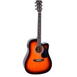 SOUNDSATION YOSEMITE-DNCE-SB CHITARRA ACUSTICA DREADNOUGHT CUTAWAY ELETTRIFICATA SUNBURST 