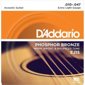 D'ADDARIO - MUTA PER ACUSTICA D'ADDARIO FOSFORO BRONZO EJ15 .010/.047