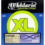 Set Corde 045 per Basso Elettrico 4 D'Addario Exp165 Regular Bottoms 045/105