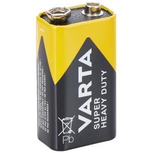 Varta 42338 6F22/9V Block (2022) - Batteria cloruro di zinco 9 V