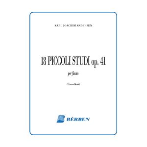 ANDERSEN - 18 PICCOLI STUDI OP. 41 - metodo BERBEN per flauto