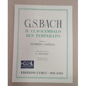 Bach - il Clavicembalo ben temperato Vol 1 - revisione di Alfredo Casella