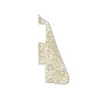 Battipenna per chitarra elettrica, LP-model, standard, 4 strati, pearl white