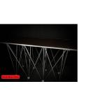 TAVOLO DJ COMPRESO TAVOLA RICHIUDIBILE ( SUPPORTO 50X150XH90 CM ) MADE IN ITALY
