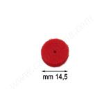FELTRINI D. 14,5 X 2,5 mm FORO mm 2 ROSSO