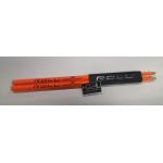ROLL BACCHETTE COLOR ORANGE 5B SELECTED HICKORY MEDIUM