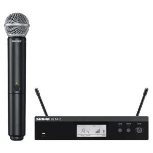 SISTEMA PALMARE WIRELESS A RACK PER VOCE SHURE BLX24RE / SM58