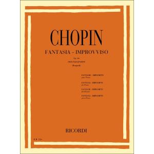 CHOPIN : FANTASIA IMPROVVISO OP.66 PER PIANOFORTE RICORDI ER214