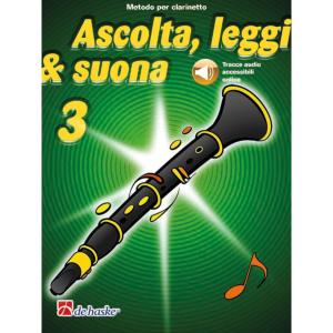 Ascolta,leggi e suona v.3 + BOOK+AUDIO-ONLINE per clarinetto