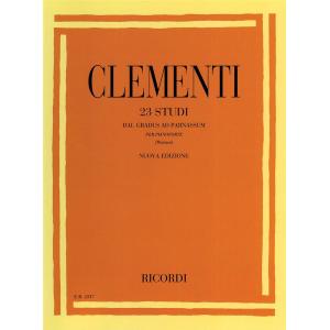 CLEMENTI 23 STUDI DAL GRADUS AD PARNASSUM RICORDI ER2317