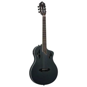 ORTEGA Tour Player SBK Black CHITARRA ELETTROACUSTICA CON CORDE IN NYLON NERA SATINATA